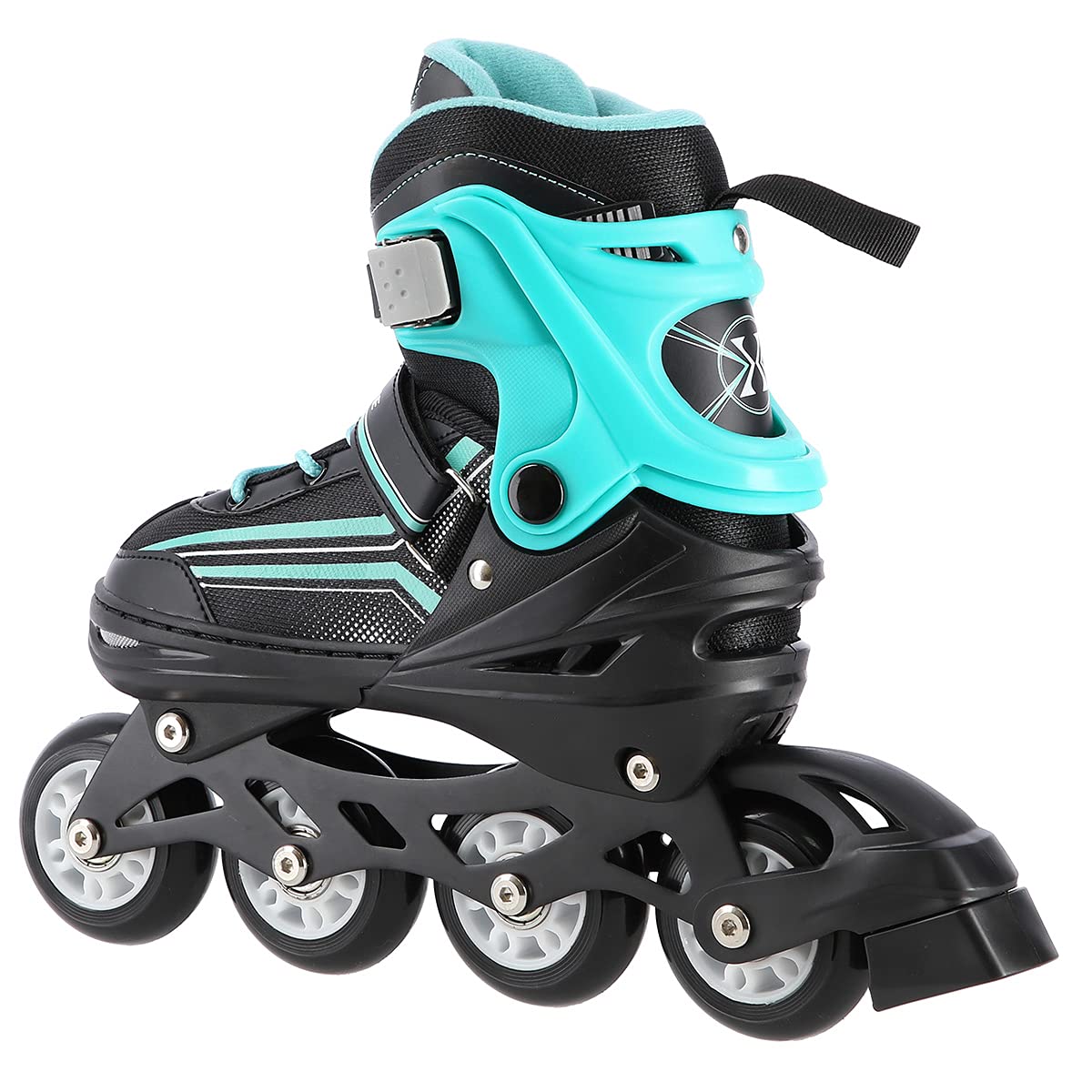 Nils Extreme Lucky - Pattini in linea 2 in 1, misura 34-38, regolabili