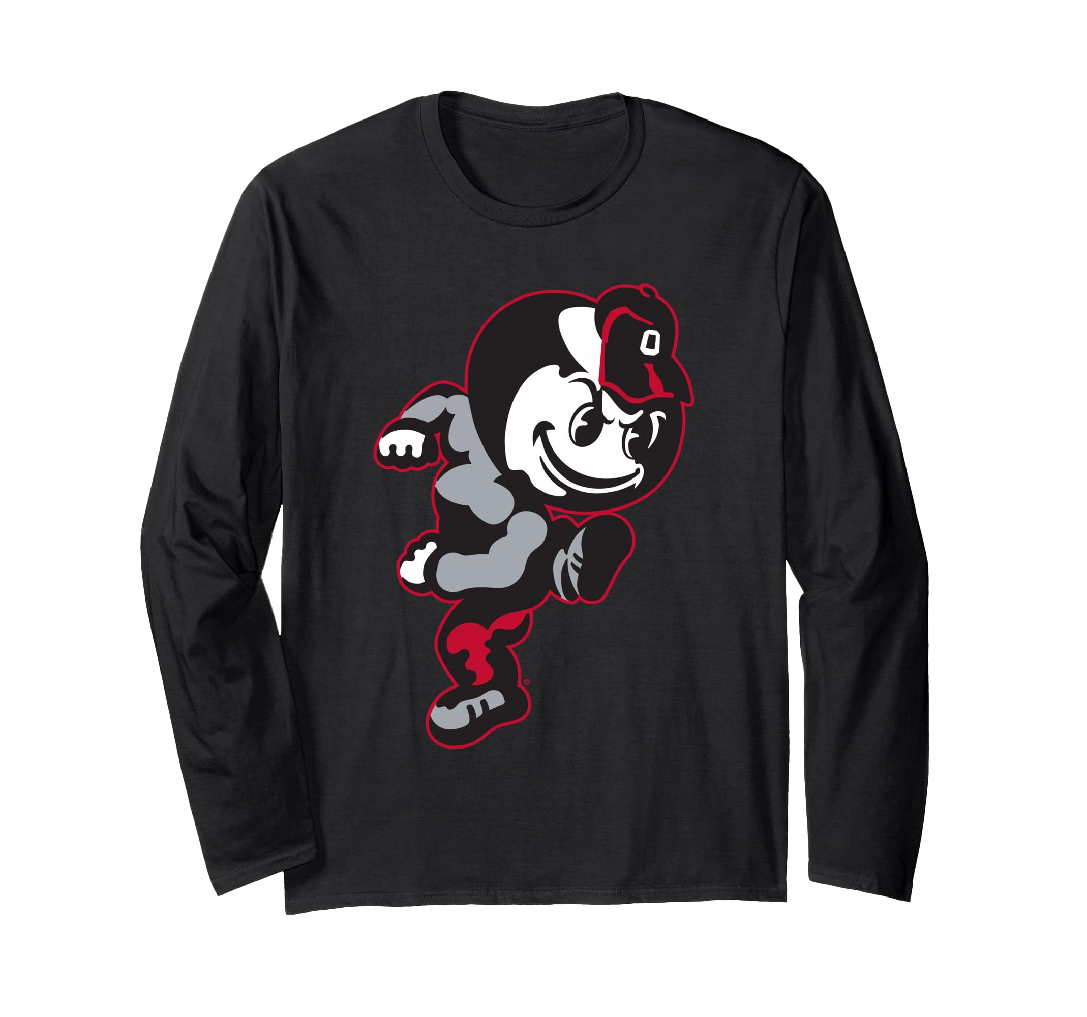 Ohio State Buckeyes Vintage Brutus Officially Licensed Long Sleeve T-Shirt