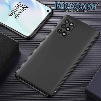 Microcase OnePlus 8T Elektrocase Serisi Kamera Korumalı Silikon Kılıf - Siyah