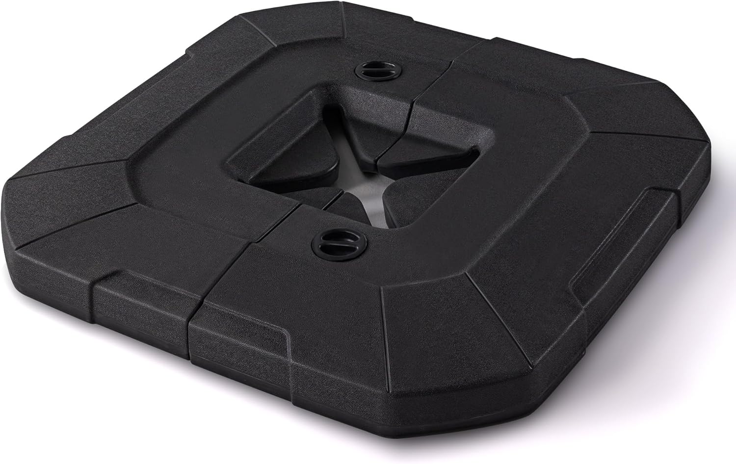 220 Lbs Cantilever Patio Umbrella Base Water and Sand Filled Weighted Outdoor Umbrellas Stand for Garden Deck Pool Backyard