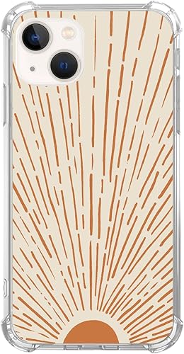 Funda de teléfono con collage estético de estilo de vida para iPhone 14, funda retro Vitange para iPhone para niñas, niños, mujeres y hombres, funda