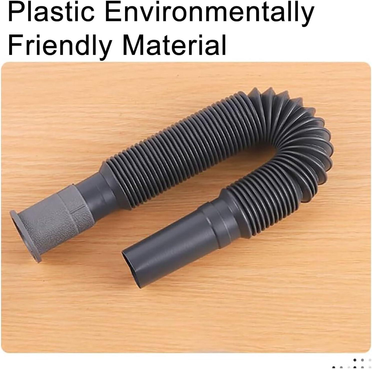 Expandable Sink Drain Hose, Single Thread Plastic Hose, Kitchen Sewer Hose, Sturdy, for Kitchen/Bathroom(150cm/59in)