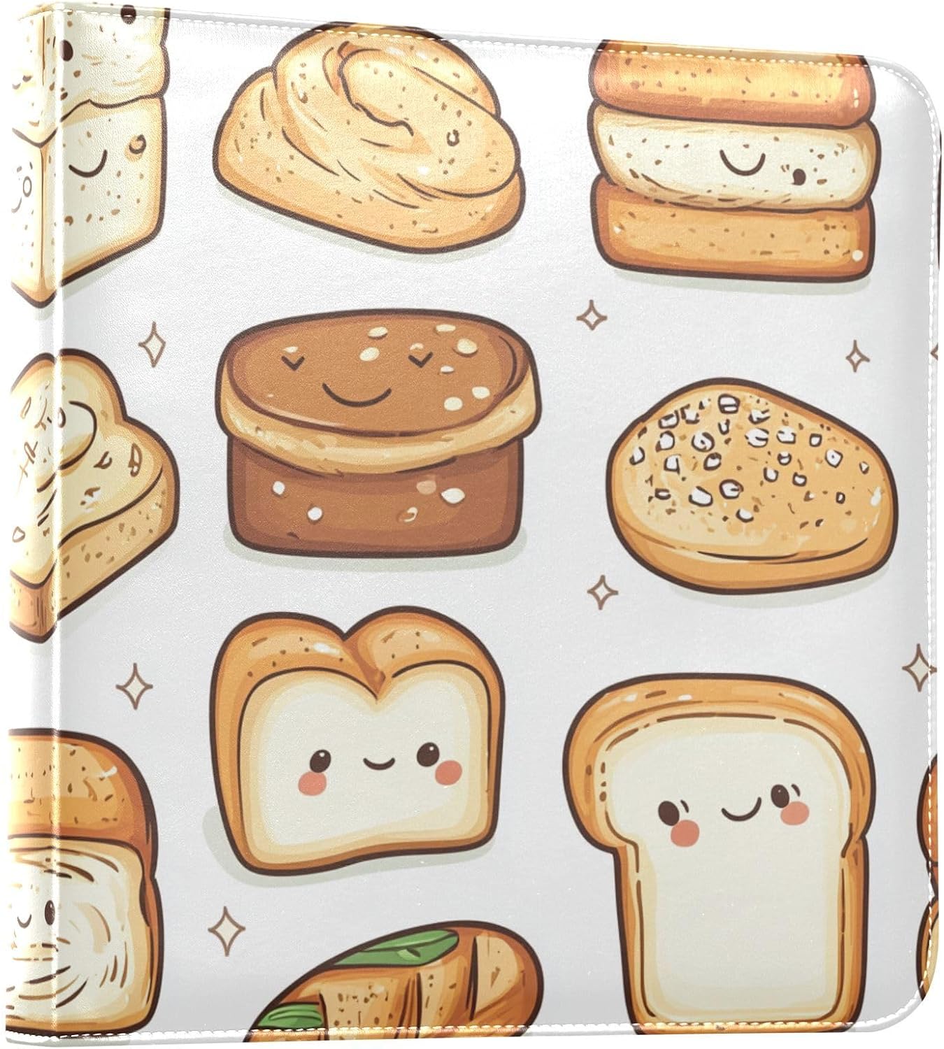 Scrapbook Album Many Kinds Of Bread Photo Album Self Adhesive 3 Ring Binders DIY Scrapbook Album Photo Book 40 Pages for Anniversary Family