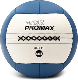 Champion Sports RPX12 Rhino Promax Slam Balls, 12 lb, Soft Shell with Non-Slip Grip, Medicine Wall Exercise Ball for Weightlifting, Plyometrics, Cross Training, & Home Gym Fitness