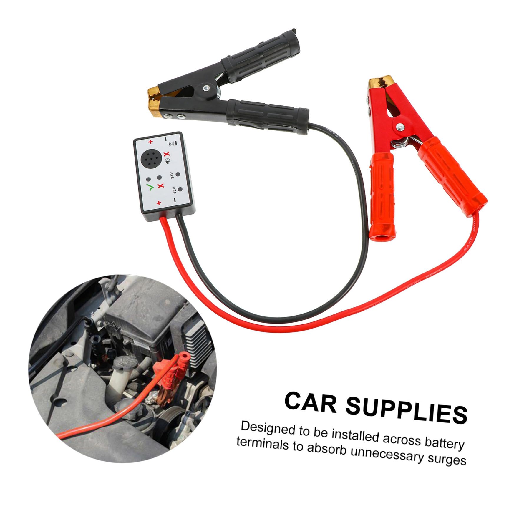 STOBAZA Protection Automatique Surtension Voiture 12/24V, Absorbeur Compatible Systèmes LED, Outil Diagnostic pour Appareils Électroniques Automobiles, Protection Surtensions Soudage