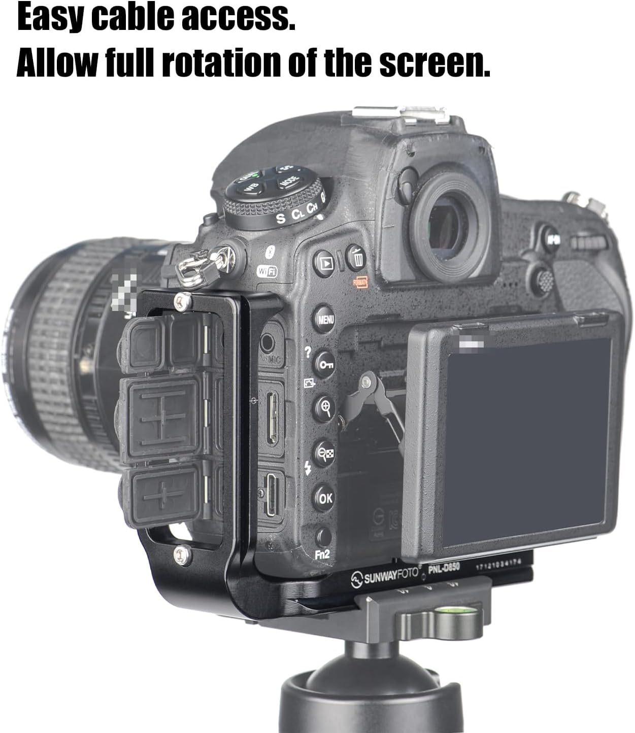 L Bracket QR Plate for D850 DSRL Camera Quick Release Plate for Tripod & Monopod Accessories, 2512 - Image 6