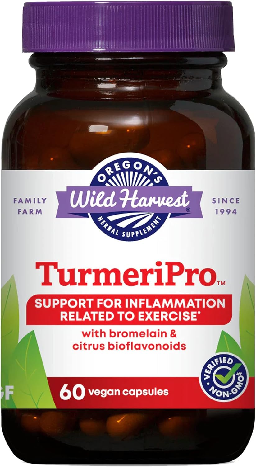Oregon's Wild Harvest TurmeriPro™ Capsules, Non-GMO Herbal Supplements, 60 Count