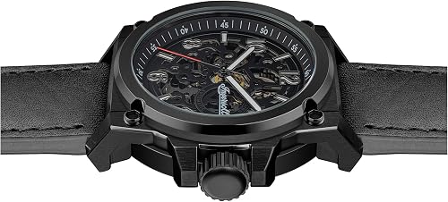 Ingersoll La Montre Automatique pour Homme Anvil 46,5mm avec Un Cadran Noir et Un Bracelet en Cuir Noir - 3