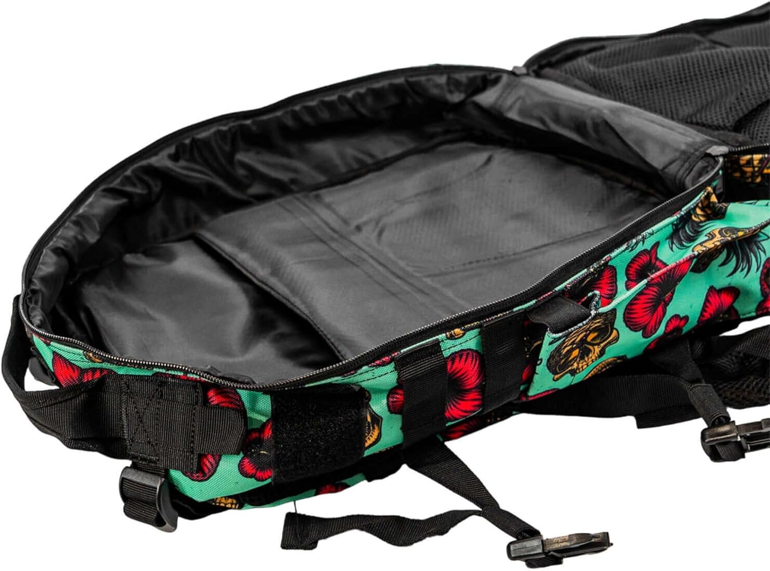 Combat Iron 25L Military Tactical Backpack for Men & Women, Molle Daypack Bug Out Bag, Hiking, Camping, Travel Rucksack with Bottle Holder, Teal Pineapple Express