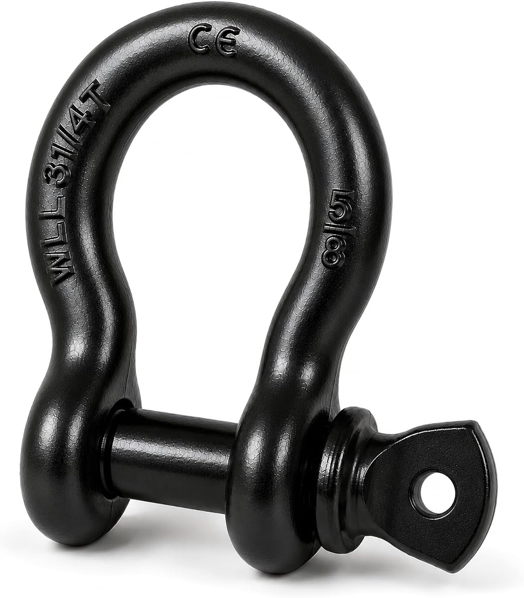 Mode 5/8 Shackle, CE Certified Black Bow Shackle