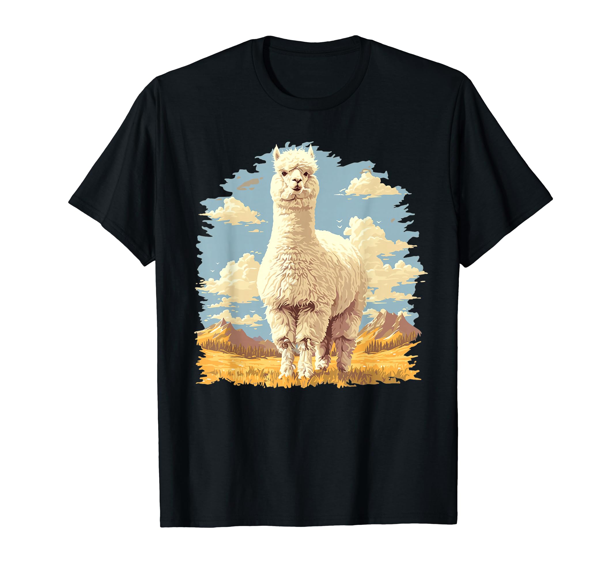 Amazon | アルパカ Tシャツ | Tシャツ・カットソー 通販
