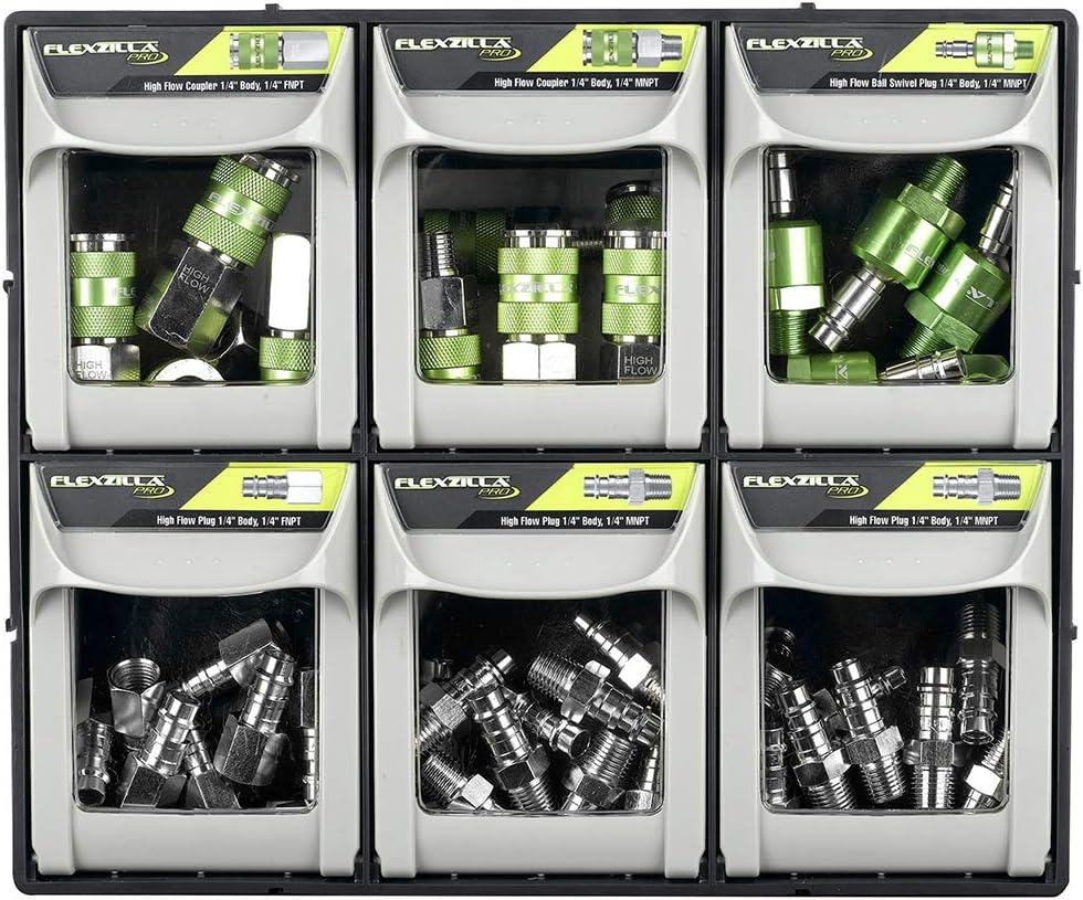 Free Shipping Offer Flexzilla Pro High Flow Accessory Bin Kit, 1/4 NPT, Body, Assortment - A53000FZK1 Hottest Sale Flexzilla Pro High Flow Accessory Bin Kit, 1/4 NPT, Body, Assortment - A53000FZK1