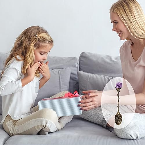 Miniatura 3 de ideayard Cuchara de brujería retro con cristal 1 pieza para regalo