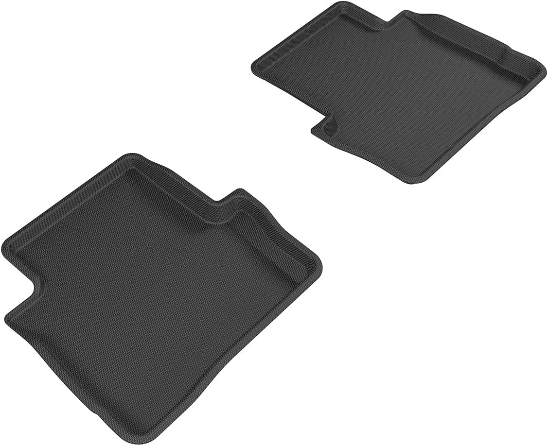 3D MAXpider Custom Fit Kagu Floor Mat (Black) for 2013-2016 Dodge Dart - 2ND Row