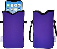 Vista 74 de Tainada Funda de neopreno para teléfono para hombres y mujeres con correa cruzada/cordón para el cuello para iPhone 17/16/15 Pro Max, Air, 16/15