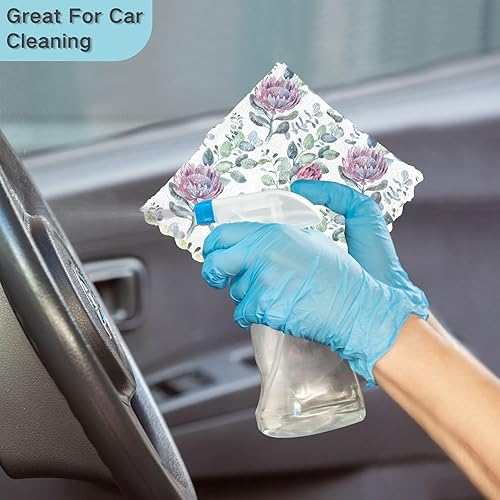 Miniatura 7 de Exotic Plants Set of 6 Absorbent Home Kitchen Towels Decor Quality Tea Cup Kitchen Towels Reusable for Restaurant Sink