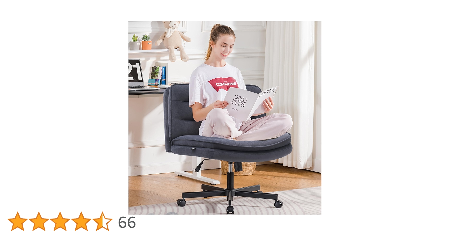 Amazon.co.jp: COMHOMA デスクチェア あぐら ゲーミングチェア