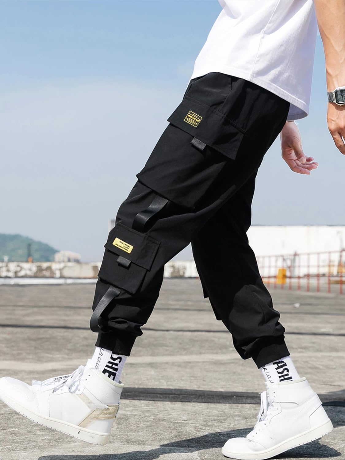 Streetwear Hip Hop Pants Cargo Pants Joggers Casual Active Sports Sweatpants for Men Couple Women Unisex - Image 7