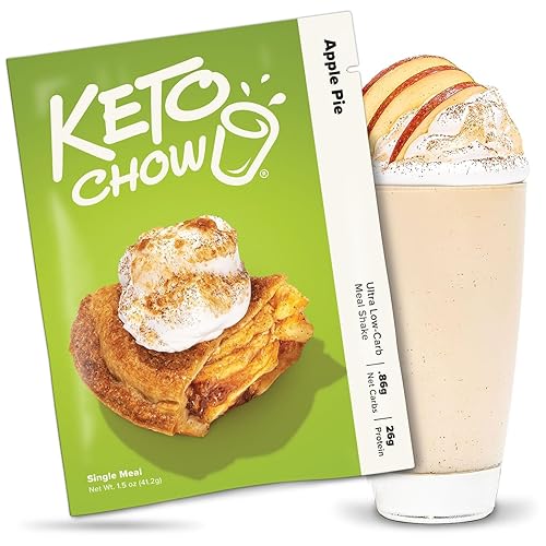 Vista 31 de Keto Chow Jengibre Batido en Polvo de Reemplazo de Comida Keto Comida Completa Nutricionalmente Comida Keto Baja en Carbohidratos Delicioso
