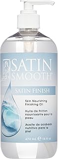 SATIN SMOOTH Satin Finish Nourishing Oil 16 oz Hydrating Post Wax Oil Aftercare, Soothes & Moisturizes Skin, after Wax Care for All Skin Types