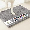 Muddy Mat AS-SEEN-ON-TV Highly Absorbent Microfiber Door Mat and Pet Rug, Non Slip Thick Washable Area and Bath Mat Soft Chenille for Kitchen Bathroom Bedroom Indoor and Outdoor - Grey Medium 30