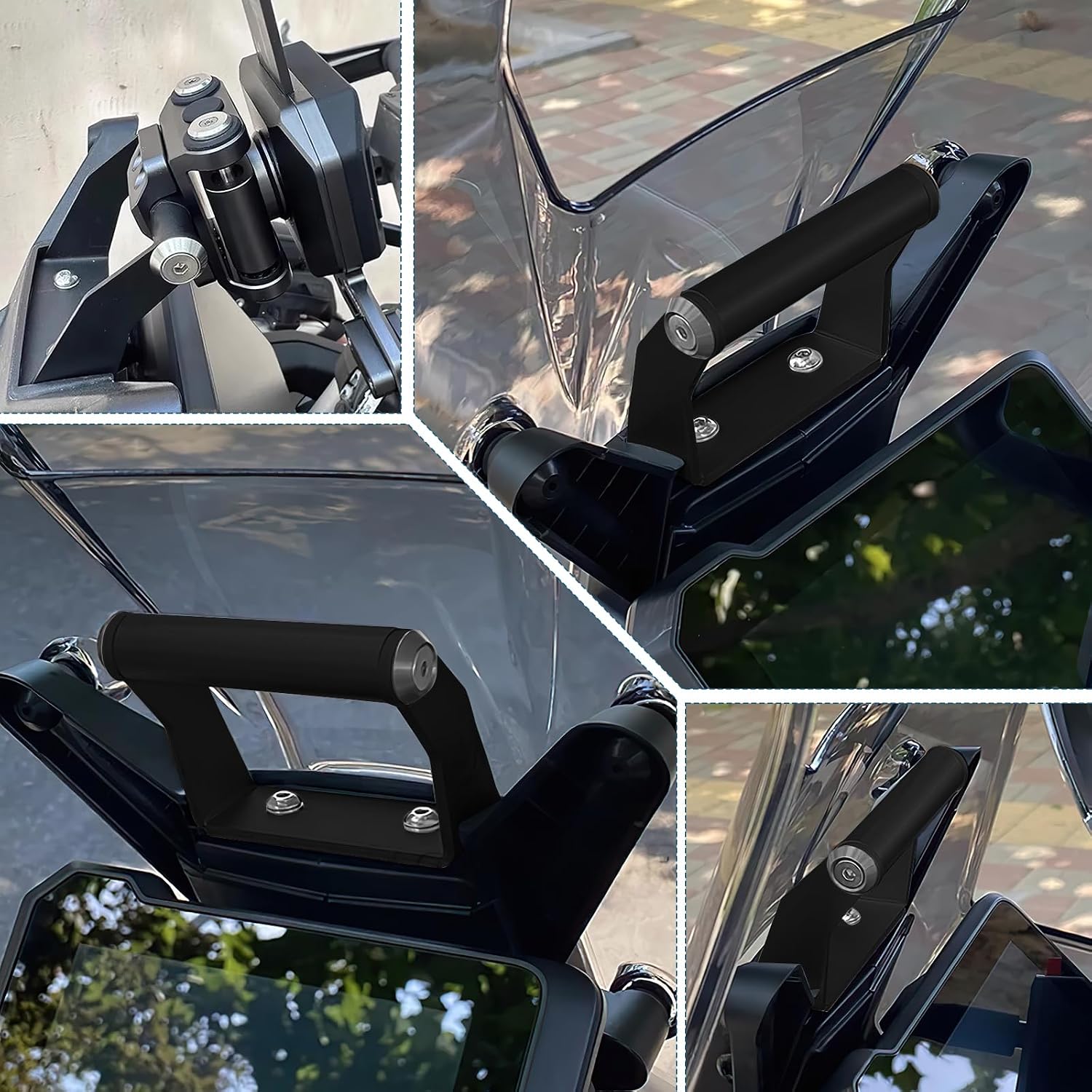 for 790 890 Adventure 2024-2025 790 890 Adventure R 2024 2025 Motorcycle GPS Phone Holder Auxiliary Nav Screen Mount Navigation Tower GPS Bars(22mm)
