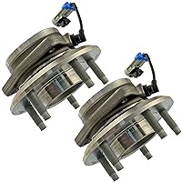 Vista 649 de TRQ Juego de 2 rodamientos de rueda trasera y conjunto de cubo con sensor ABS compatible con Ford Transit Connect 2014-2018