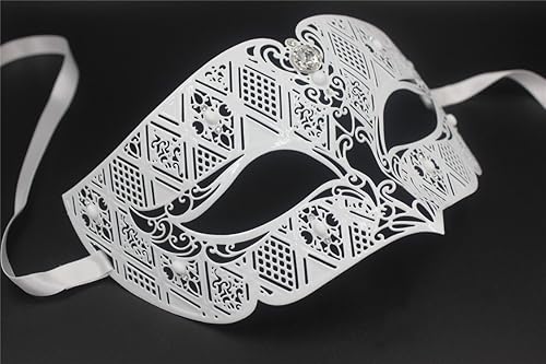 Miniatura 6 de Juego de máscaras venecianas para parejas, estilo de lujo, máscara de fiesta de princesa para parejas, mujeres y hombres, máscaras de Mardi Gras