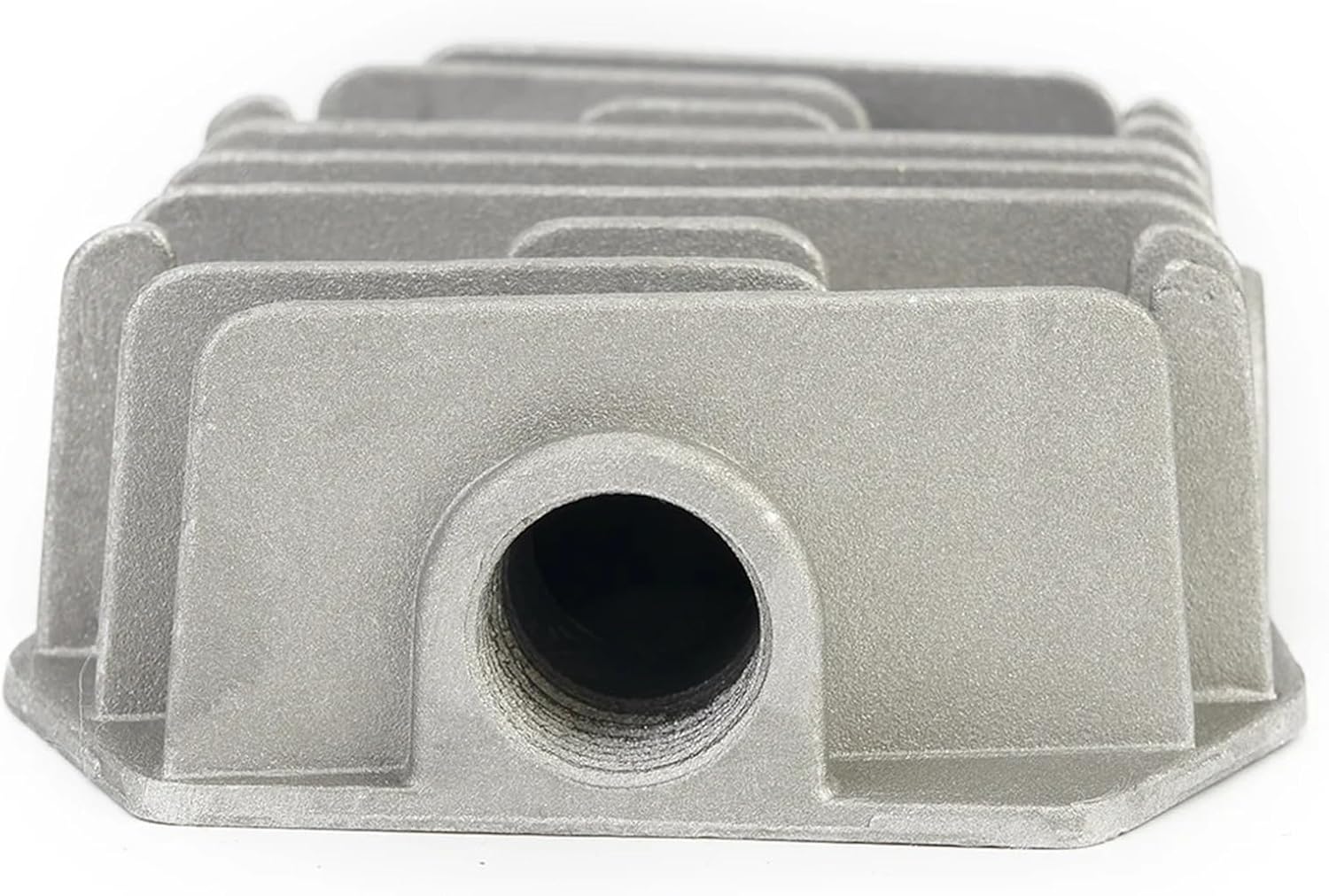 1pcs Air Compressor Cylinder Head G1/2in Thread Cooling Cover Silent Oil-Free Air Pump Cylinder Head