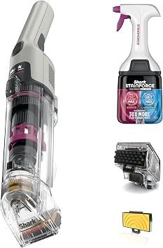 Shark StainForce Cordless Stain, Odor & Urine Remover, 1 Tool, HX095 | For Carpets, Area Rugs, Upholstery, Cars & Outdoors, Dual-Activated Formula, Stain Eliminator Tool, Beige