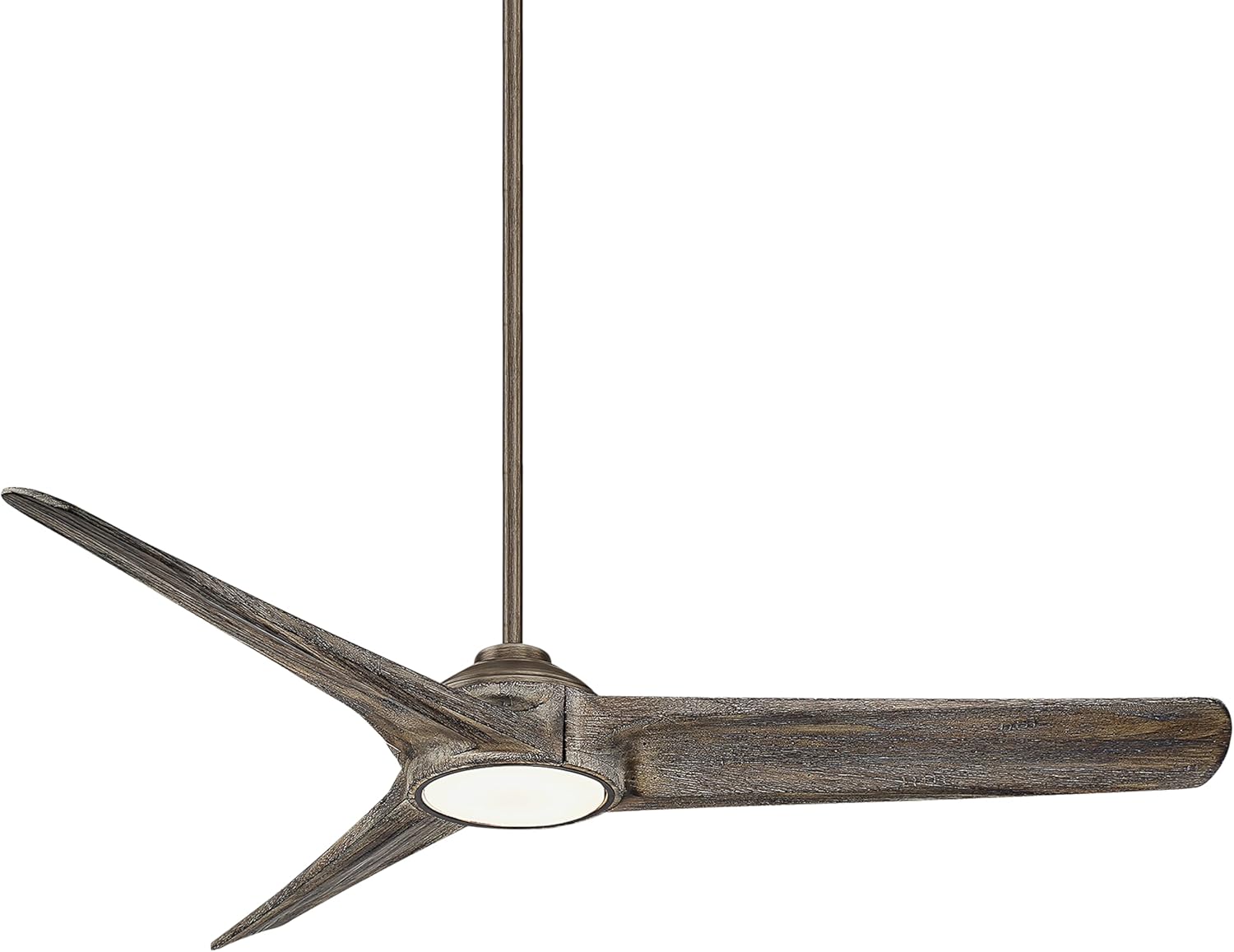 MINKA-AIRE F747L-HBZ/MP Timber 68" 3-Blade LED Ceiling Fan in Heirloom Bronze Finish with Maple Blades and an Etched Lens