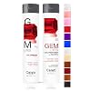 Celeb Luxury Intense Color Depositing Colorwash Shampoo + BondFix Rebuilder, Vegan Hair Dye, Sustainably Sourced Plant Based, Semi Permanent Hair Color, Viral and Gem Lites Duos