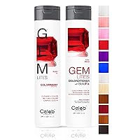 Vista 1 de Celeb Luxury Intense Color Depositing Colorwash Shampoo + BondFix Rebuilder, tinte vegano para el cabello, a base de plantas de origen sostenible