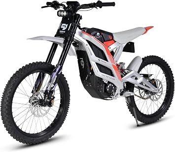Electric Dirt Bike for Adult, Falcon Pro Platinum, 72V/35AH/10000WPeak Motor Ebike, 53MPH Max Speed, 410N.m Max Torque, 3.5h Fast Charging, Off-road 19" Tires, Hydraulic Disc Brake E-Motorcycle