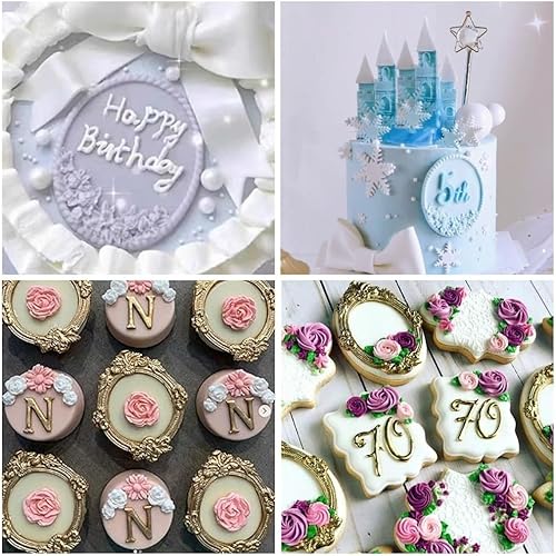 Miniatura 8 de Roses Collection - Molde de silicona para fondant para decoración de tartas de azúcar, molde de mariposa, flores y hojas, molde para decoración de