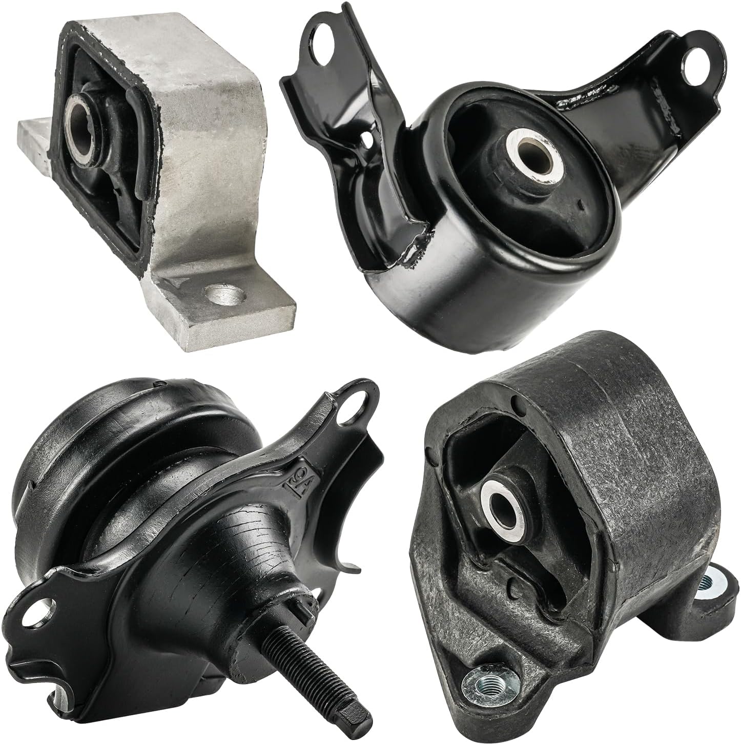 PHILTOP Engine Motor Mount and Trans Mount Compatible with Honda Element 2003 2004 2005 2006, Auto Transmission, Replace# A6597,A4504,A4506,A4573, 4PCS