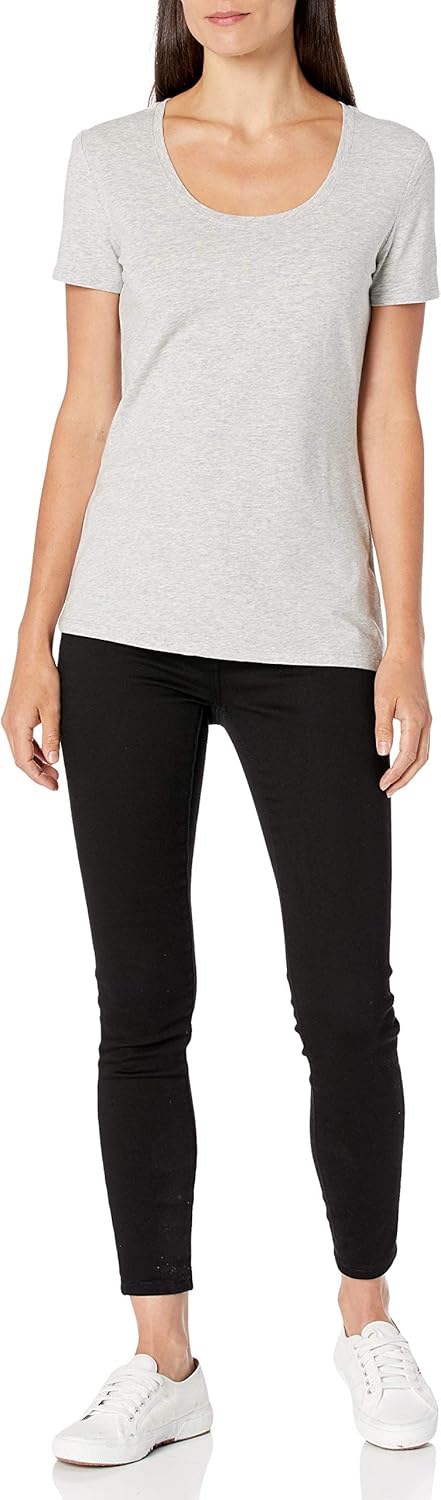 Amazon Essentials womens Regular-Fit Short-Sleeve Scoop Neck T-Shirt (Available in Plus Size) - Image 5