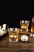 Vista 6 de Juego de 4 esferas de hielo de acero inoxidable reutilizables, esferas de cubitos de hielo para bebidas, piedras de whisky, regalos para hombres