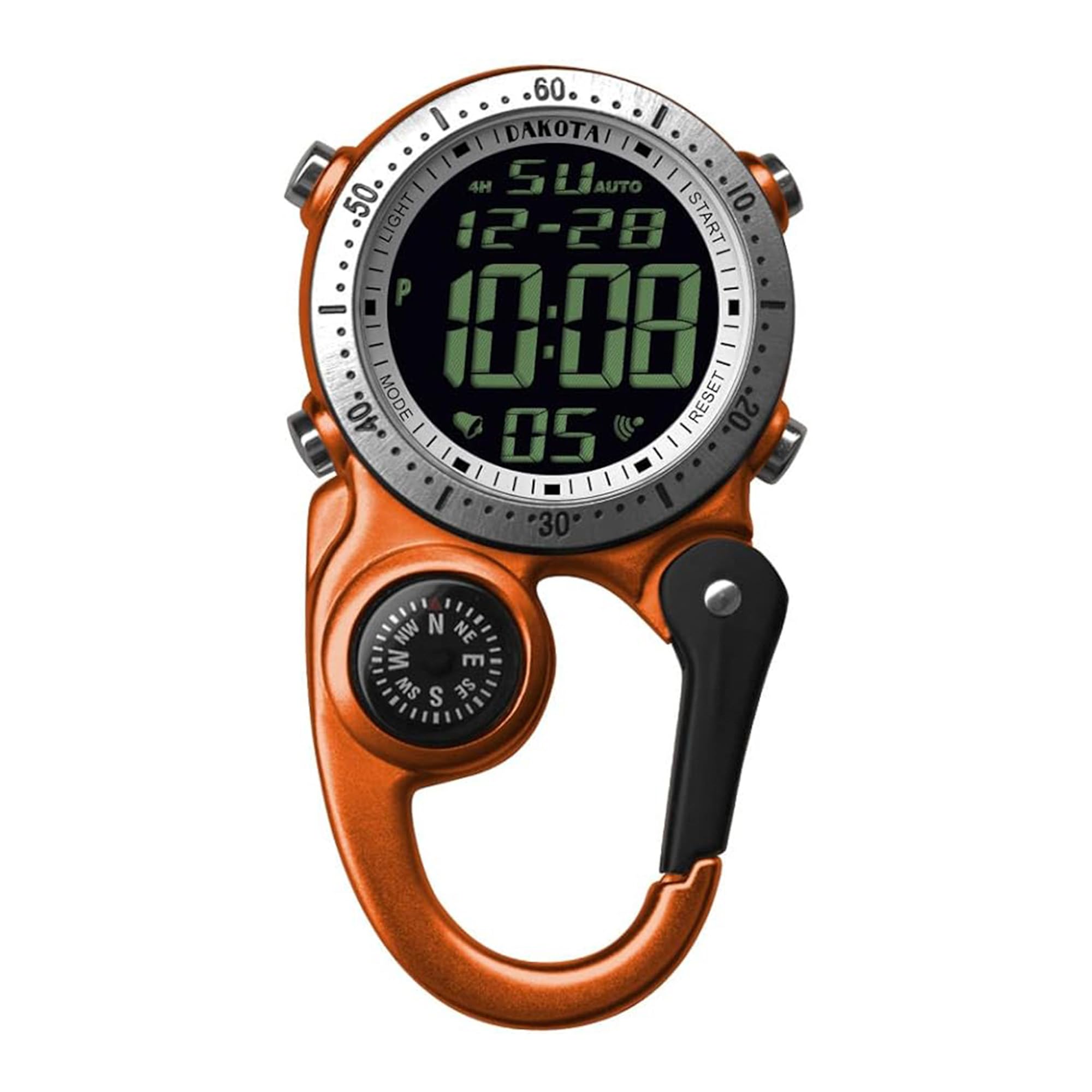 Dakota Digital Backpacker Clip Watch, Alarm, Stopwatch, Timer and