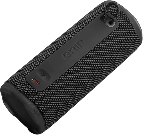 JBL Grip, Enceinte Bluetooth compacte, AI Sound Boost, étanche et resistante à la poussière IP68, éclairage d’Ambiance, 14 h d’autonomie, Connexion Multi-Enceintes Auracast, app JBL Portable, Noir - 4