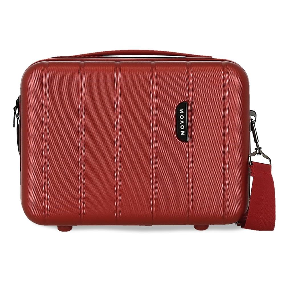 Movom Wood Nececer Adaptable Rojo 29x21x15 cms Rígido ABS 9,14L 0,8 kgs