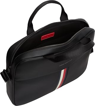 Tommy Hilfiger TH METRO COMPUTER BAG Erkek Bilgisayar Çantası Black OS
