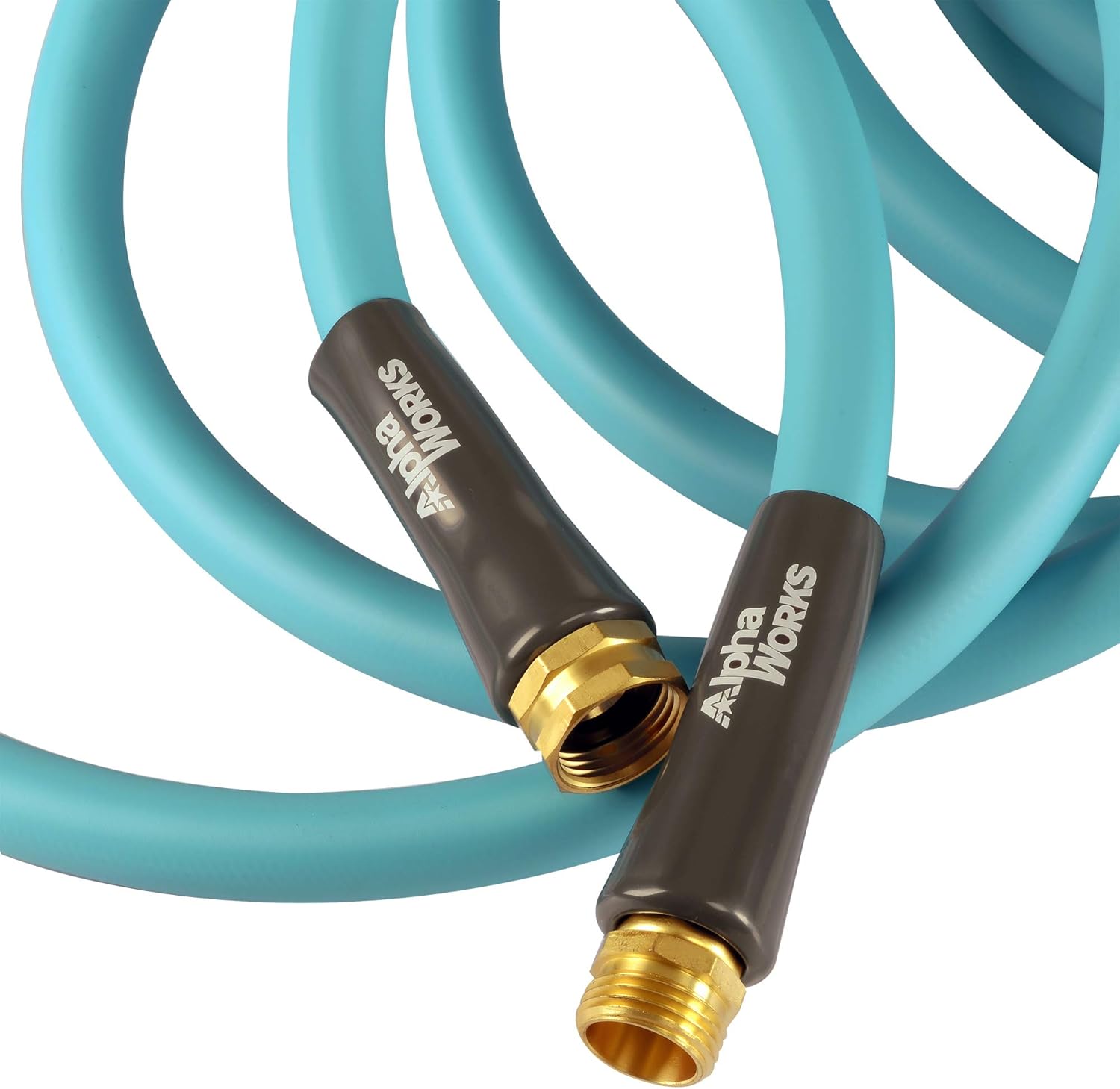 🛒 Crаzу Dеаlѕ AlphaWorks Garden Water Hose 5/8 Inch x 75' Feet Heavy Duty Premium Commercial Ultra Flex Hybrid Polymer Hose Max Pressure 150 PSI/10 BAR with 3/4 GHT Fittings