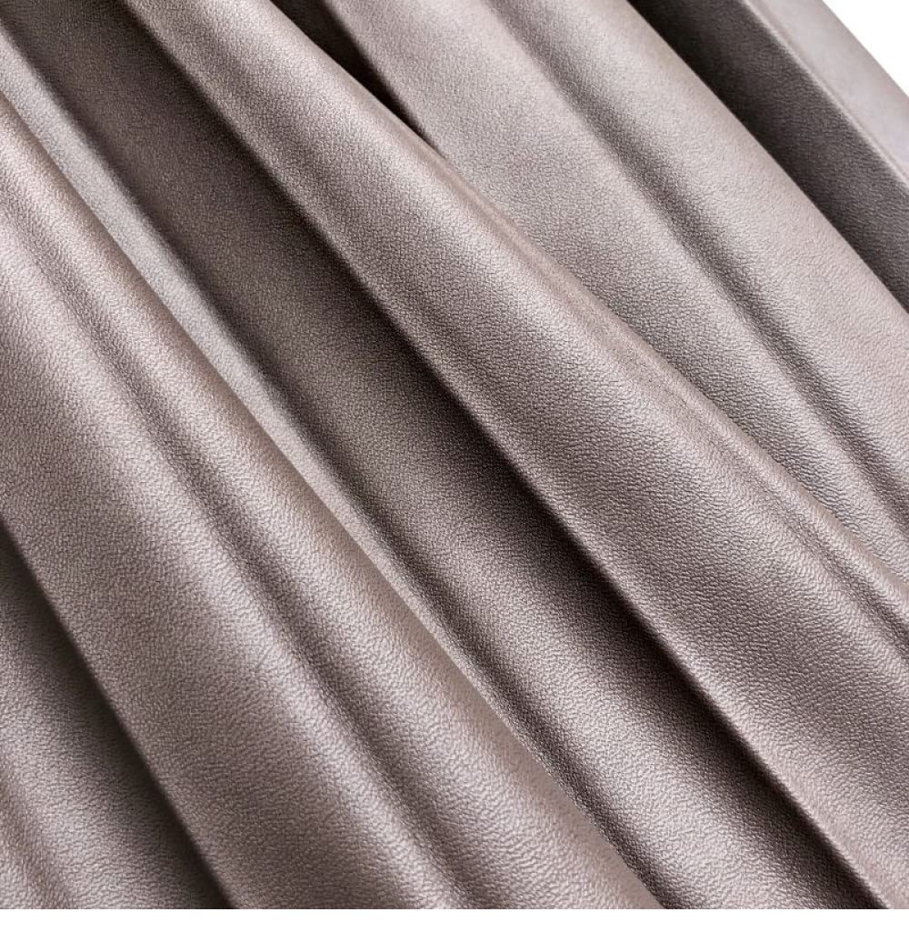 Faldas De Invierno para Mujer, Café Faldas Plisadas De PU Impermeables para Mujer Faldas De Invierno Midi con Cintura Elástica Falda Informal De Talle Alto De L
