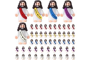Bememo Mini Jesus Figures: Easter Jesus Loves You Gift