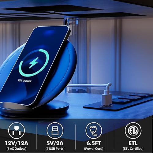 Miniatura 89 de BREEZEHEAT Soporte de TV eléctrico con chimenea de 36 pulgadas de hasta 80 pulgadas, centro de entretenimiento LED con puertas de alto brillo,