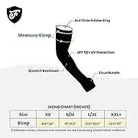 Vista 5 de FARMER'S DEFENSE Mangas Mangas UV de Enfriamiento para Protección Solar Manga Premium Anti-Arañazos para Brazo - para Jardinería, Cosecha