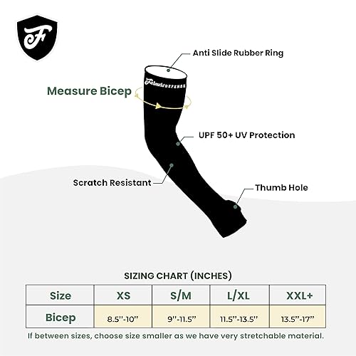 Miniatura 5 de FARMER'S DEFENSE Mangas Mangas UV de Enfriamiento para Protección Solar Manga Premium Anti-Arañazos para Brazo - para Jardinería, Cosecha