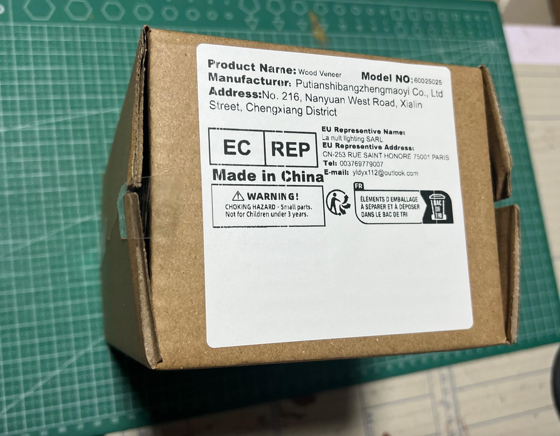 Vtimpac Holzfurnier 2,5m - Pappel Granatapfel Für Gitarren Dekoration