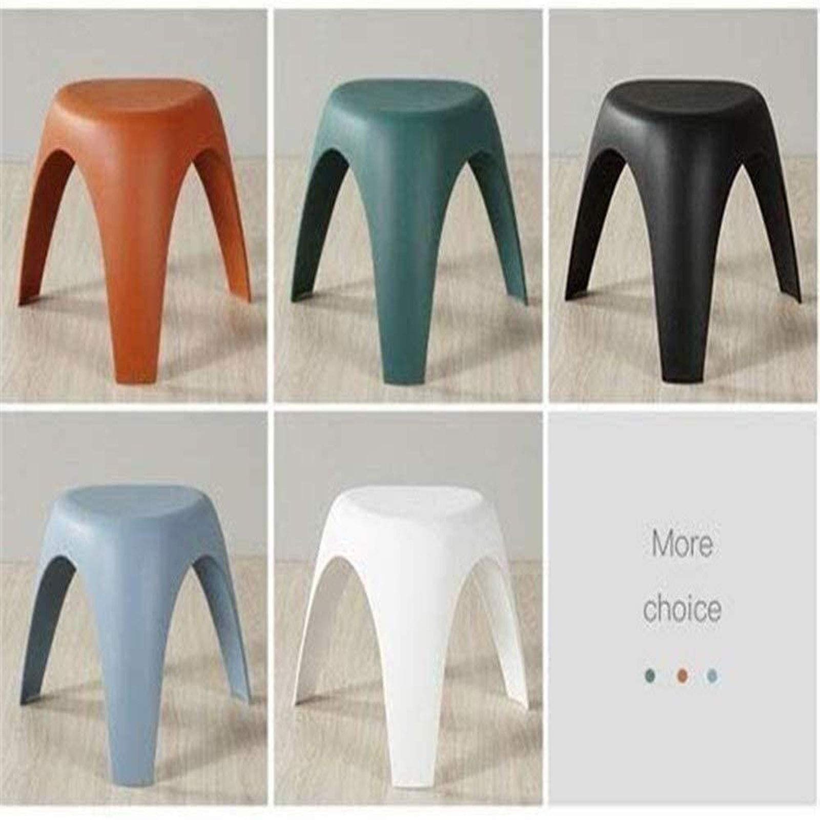Taburete tapizado Taburete para pies, Silla de plástico Taburete para Zapatos para el hogar Taburete pequeño y Redondo Taburete de Comedor para niños Taburete Triangular de aprendi